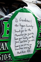 Mark Kratz #88K note to Grandview & Rogers family.